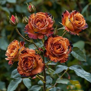 Роза плетистая Оранжевый Бриллиант купить по цене от 450р. в интернет-магазине «Посадика» с доставкой почтой в в Порхове и по всей России – [изображение №1].